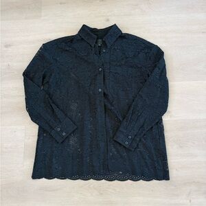 No.6 Store Lake Shirt in Black Lace
